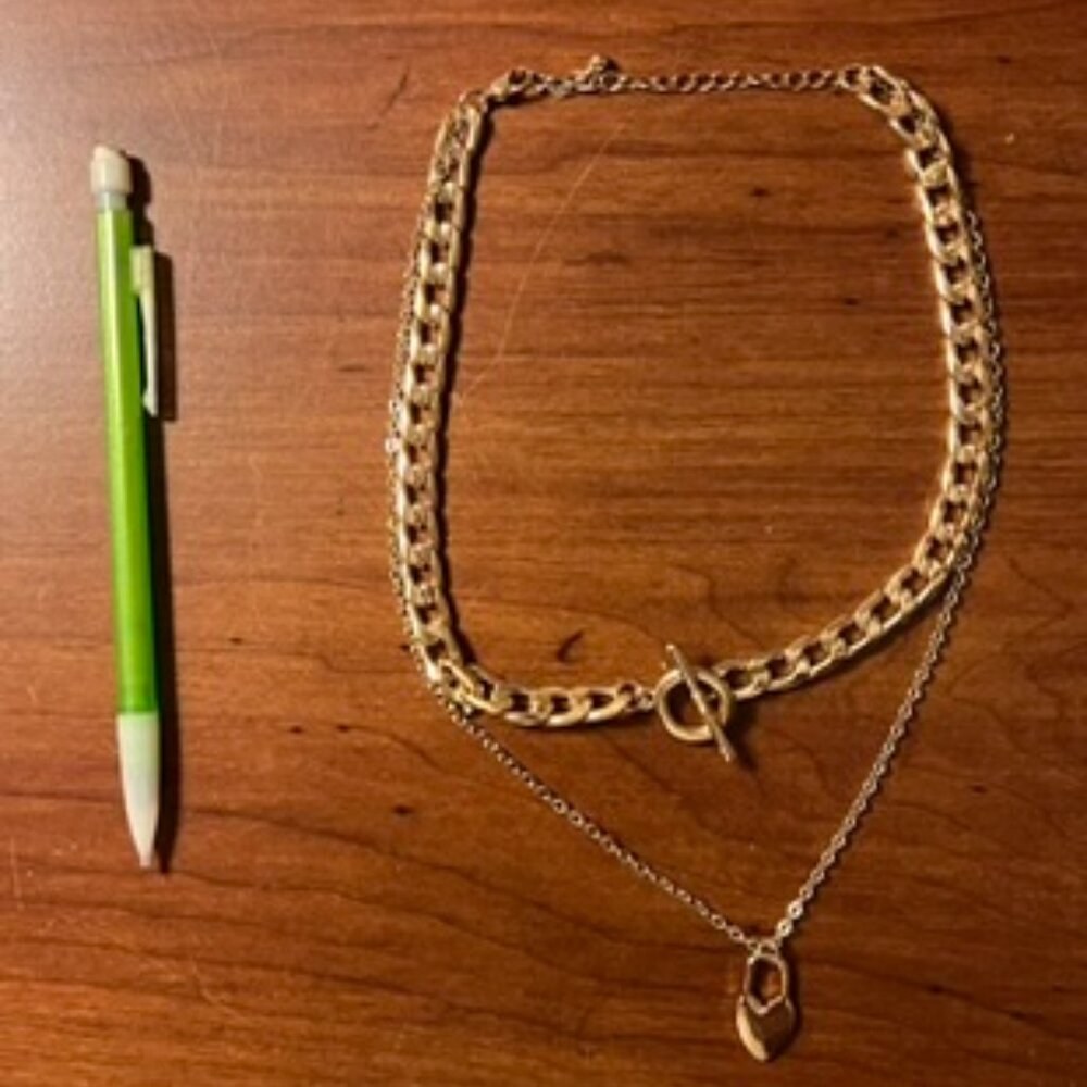 Layered Gold Chain Necklace